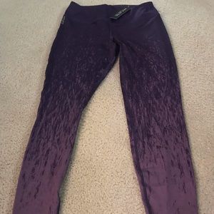 Hylete Medium tights purple NWT